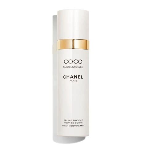 coco chanel mademoiselle body mist.